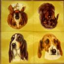 074 Dogs - 3-ply (dark) - Ihr